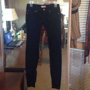 💥REDUCED💥Free People black corduroy skinny jeans