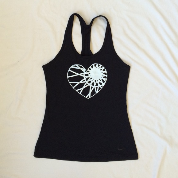 Nike racer back black Dri fit Soulcycle tank
