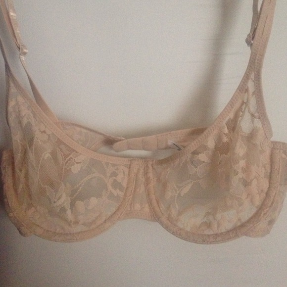 DKNY nude lace bralette