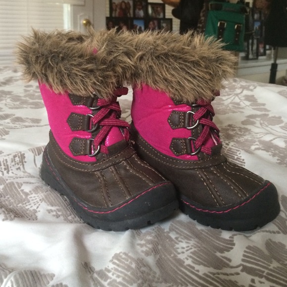 Toddler girl snow boots