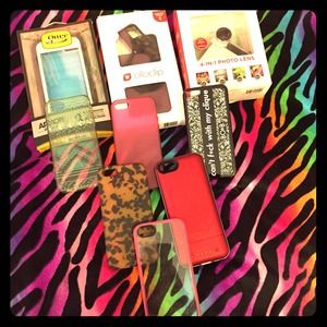 SOLD - iphone 5/5s cases and olloclip