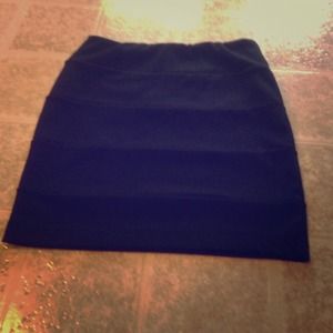 Tight Black Body Con Skirt From PacSun