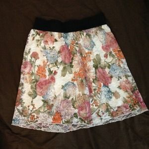 Floral skirt