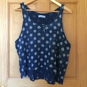 Abercrombie&Fitch floral muscle tank