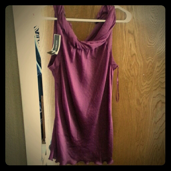 Nwt purple dressy tank