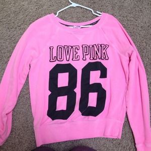 Pink Victoria's Secret Sweatshirt