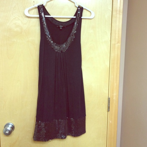 Black dress.