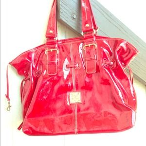 Dooney and Bourke satchel in the color red