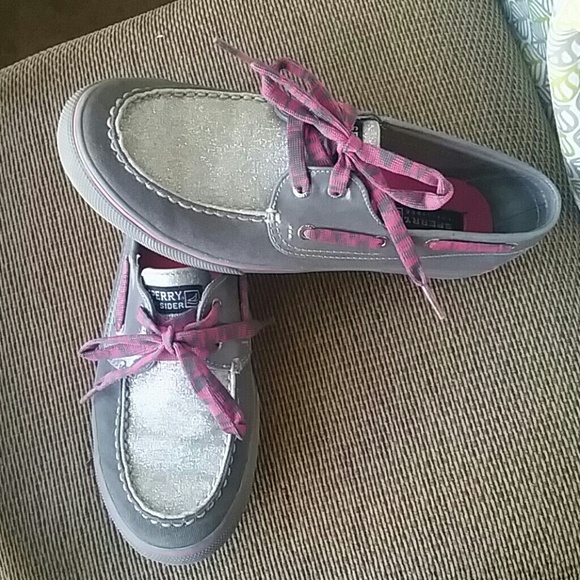 Sperry glitter shoes