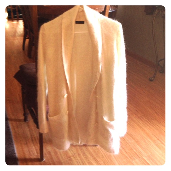 Cream cardigan