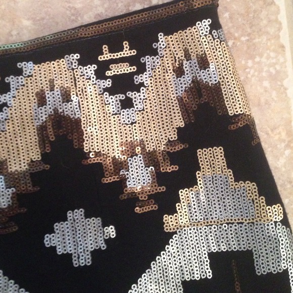 Sequin Aztec print mini - Picture 2 of 2
