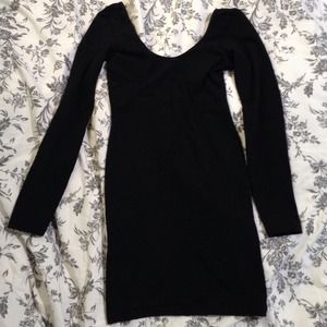 American Apparel long sleeve bodycon dress LBD