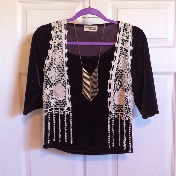 Velvet Top and Skirt Bundle
