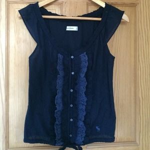 Abercrombie Kids navy fashion top