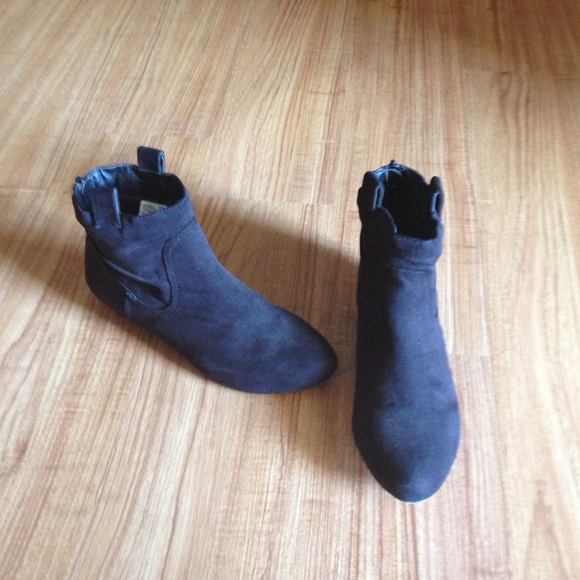 Cute black ankle boots