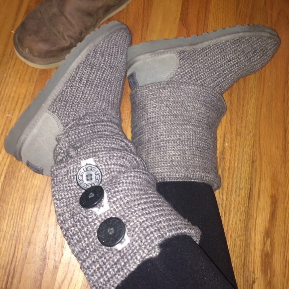 Grey UGG Classic Cardy