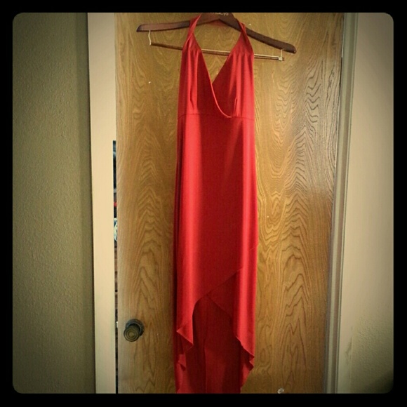 **REDUCED**Red high low dress