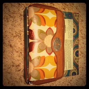 Fossil leather wallet