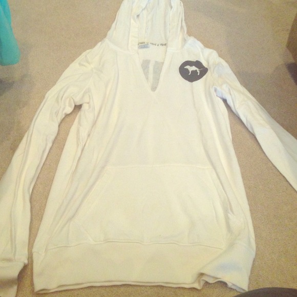 Small white Victoria's Secret hoodie