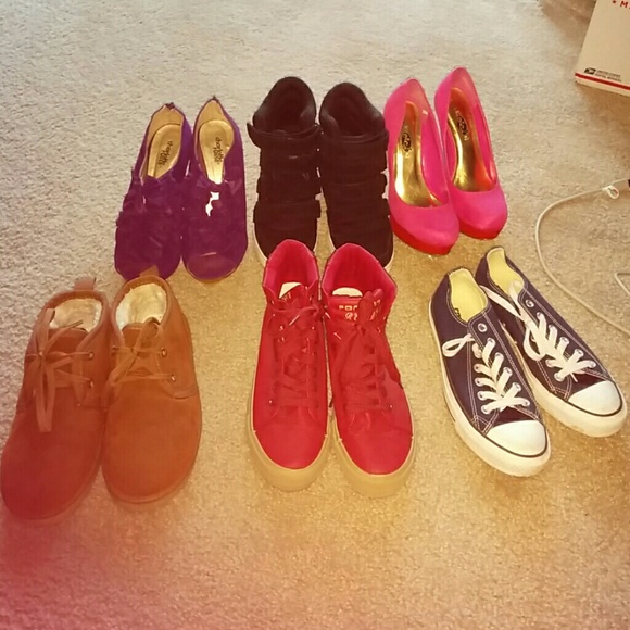 Shoes, alot of them need a new home