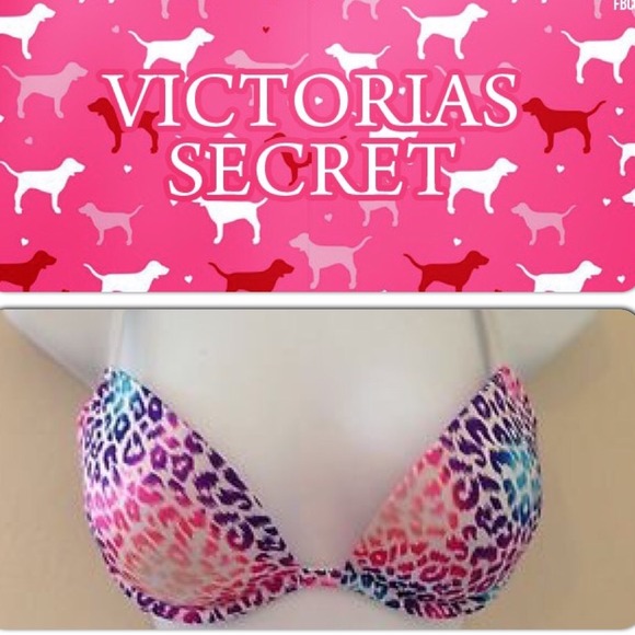 VS Leopard Push-Up Bra 🎀 NWOT