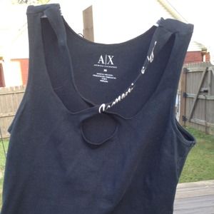 Armani Exchange cross cross tank