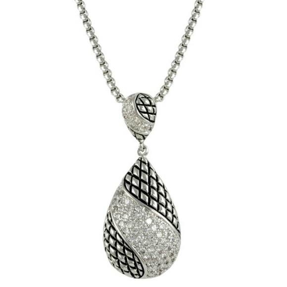 Antique Tear Drop Necklace