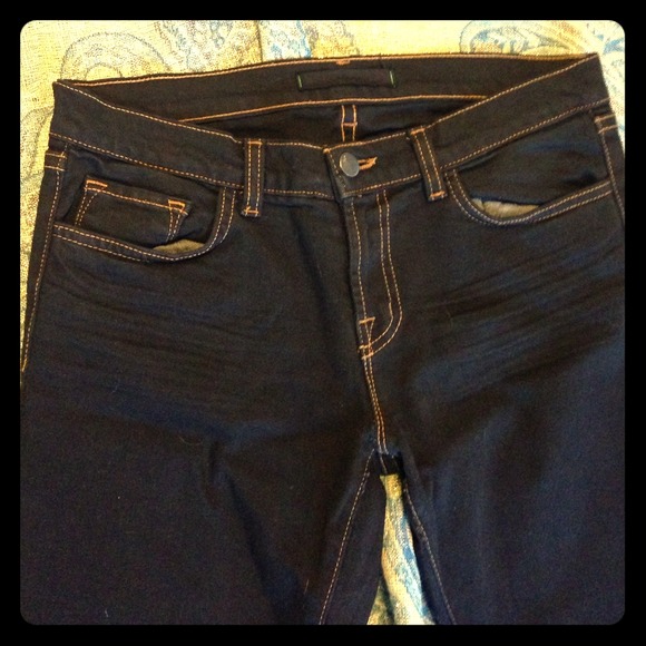 Jbrand straight leg jeans in black
