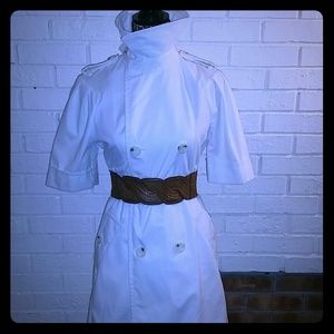 FOR SHANNON215  BCBG White Trench jacket