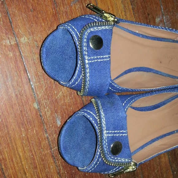 Peep toe flats - Picture 3 of 3