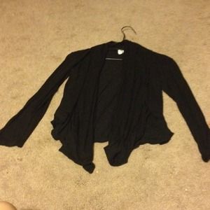 Black cardigan