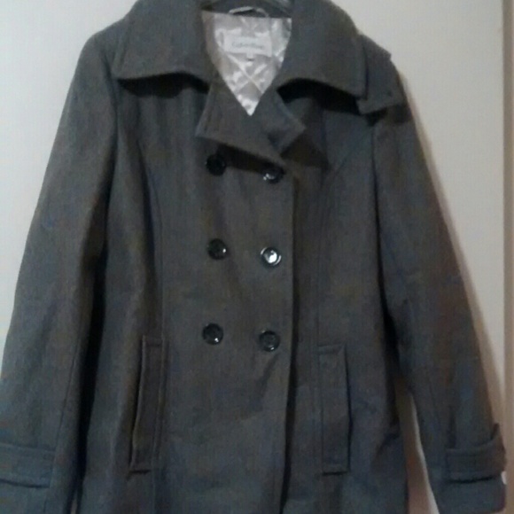 Calvin Klein double breasted peacoat