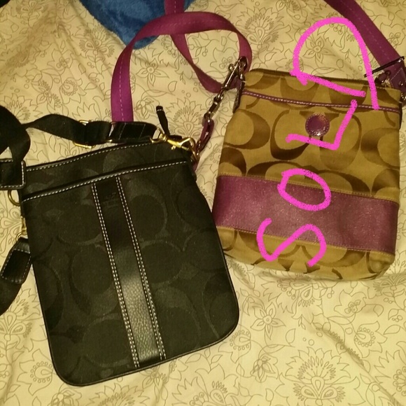 Black coach crossbody