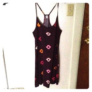 Purple Geometric Shift Dress