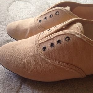 Joie Marvin Canvas Laceless Oxford Flats