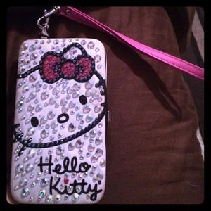 Hello kitty wallet and cell phone holder