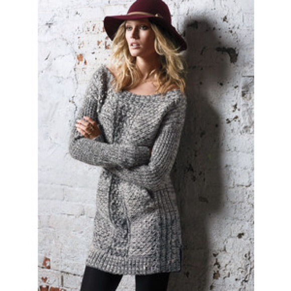 Victoria's Secret off the shoulder Sweater Dress
