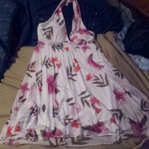 Flower holter dress