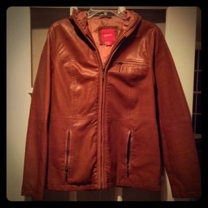 Esprit camel colored hooded jacket