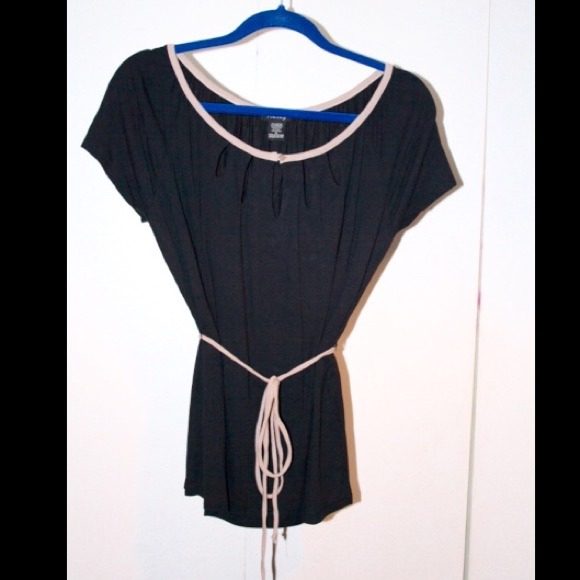 Black shirt w cut outs :)