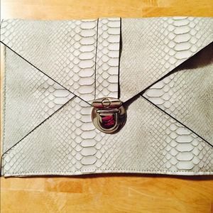 Medium Sized Faux Python Clutch