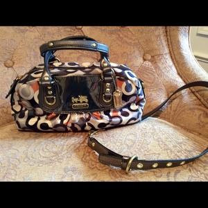 Authentic Coach Satin Handbag