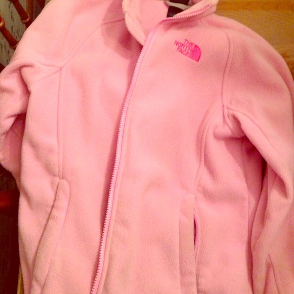 Pink Breast cancer awareness north face jacket