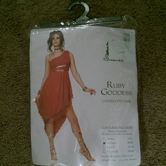 Ruby Goddess Halloween Costume