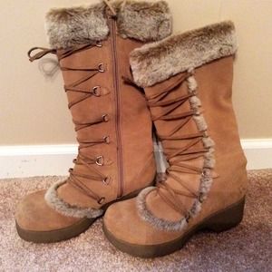 Brand New Boots. Real leather/suede