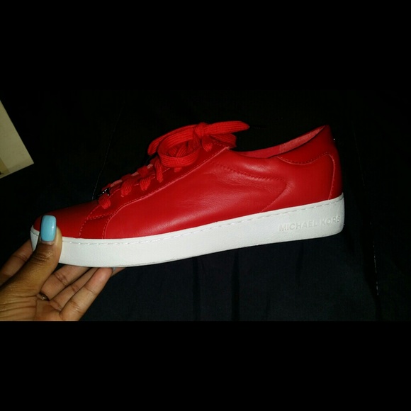 Red MK Sneakers👟 - Picture 3 of 4
