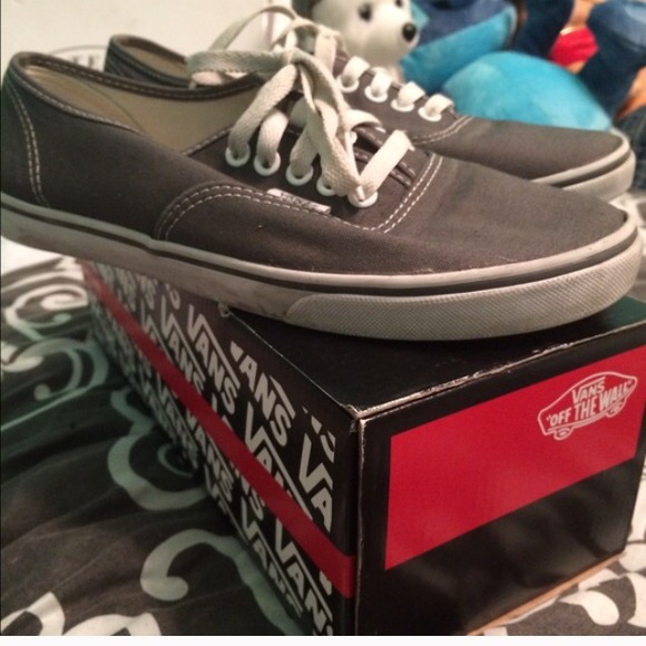 Gray vans! In great condition worn once or twice