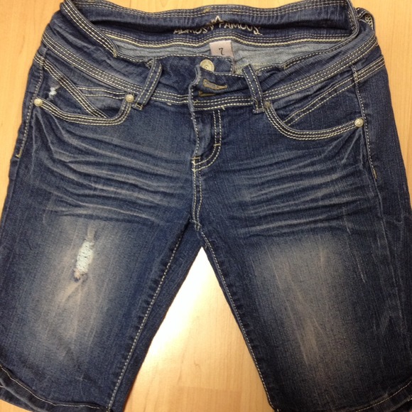 Denim capris