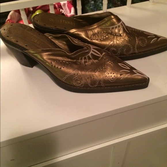 ⬇️❤️COLIN STUART/WESTERN STYLE/SLIP-On/ MULES❤️EUC - Picture 2 of 4
