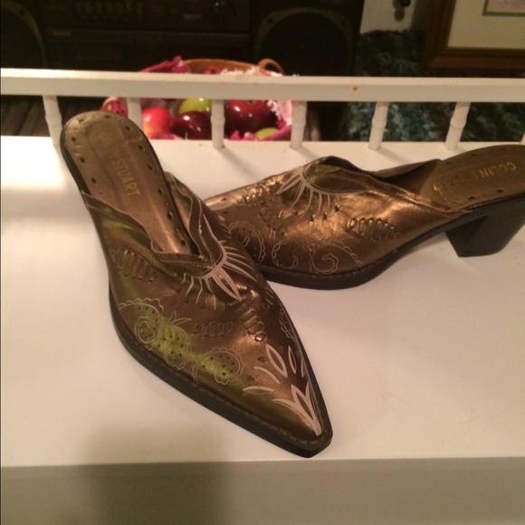 ⬇️❤️COLIN STUART/WESTERN STYLE/SLIP-On/ MULES❤️EUC - Picture 4 of 4